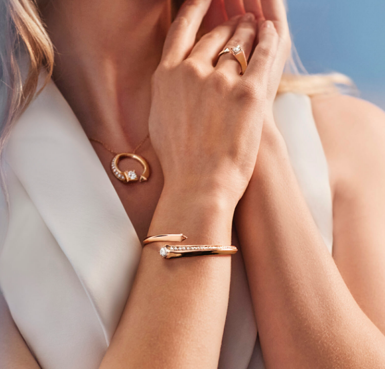 Rose gold deals jewellery online