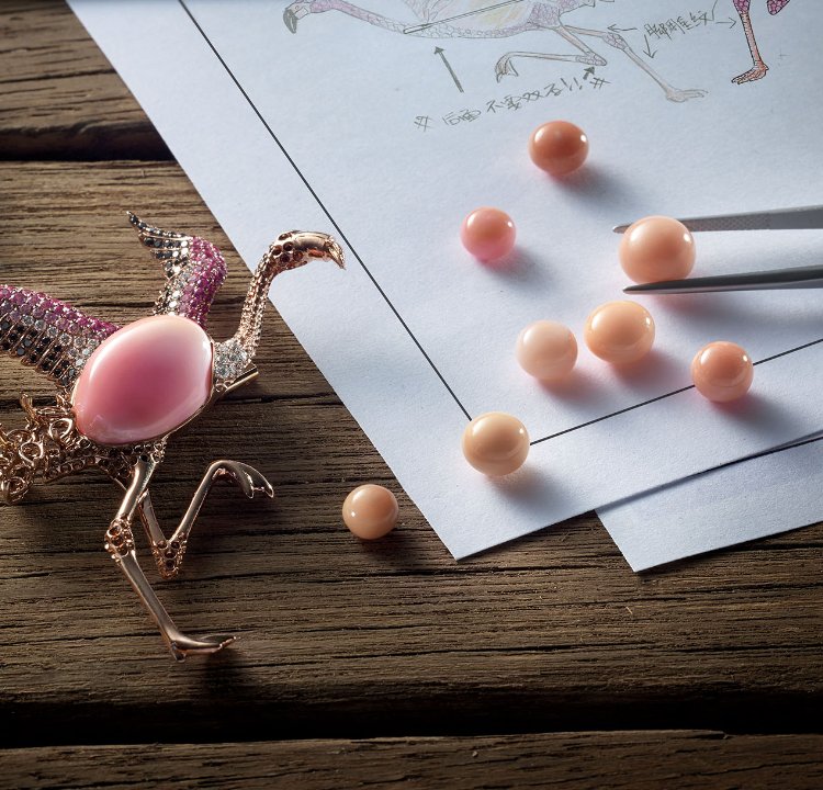 High Jewellery By DeGem Malayia featuring Conch Pearl Brooch